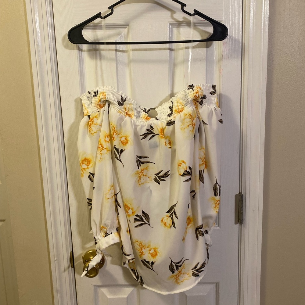 off the shoulder blouse